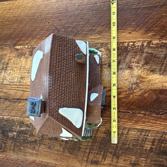 Heritage Village Collection Bluebird Seed & Bulb Handpainted Porcelain House Dep - Picture 16 of 16